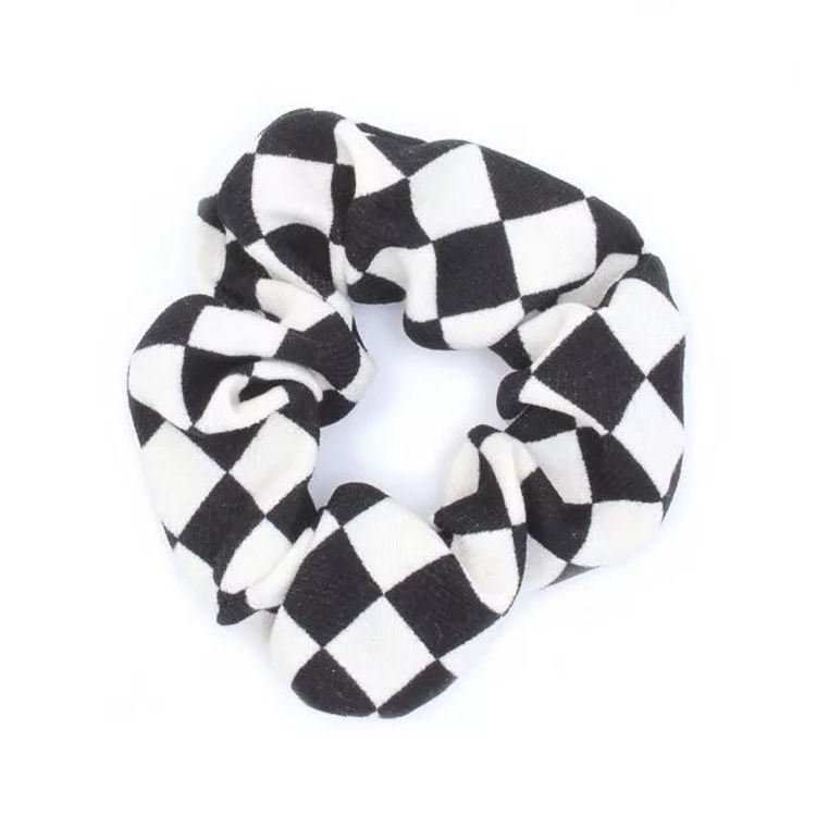 Picture of 086226-Regular - Checkerboard Scrunchie.Dia.10cm